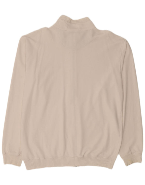 Champion Mens Tracksuit Top Jacket 2XL White Cotton