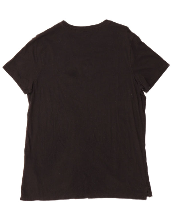 Carhartt Womens Relaxed Fit Graphic T-Shirt Top US 12/14 Large Black Tencel