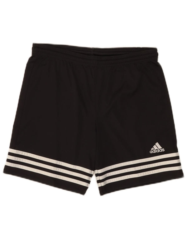 Adidas Boys Climalite Sport Shorts 12-13 Years Large Black Polyester