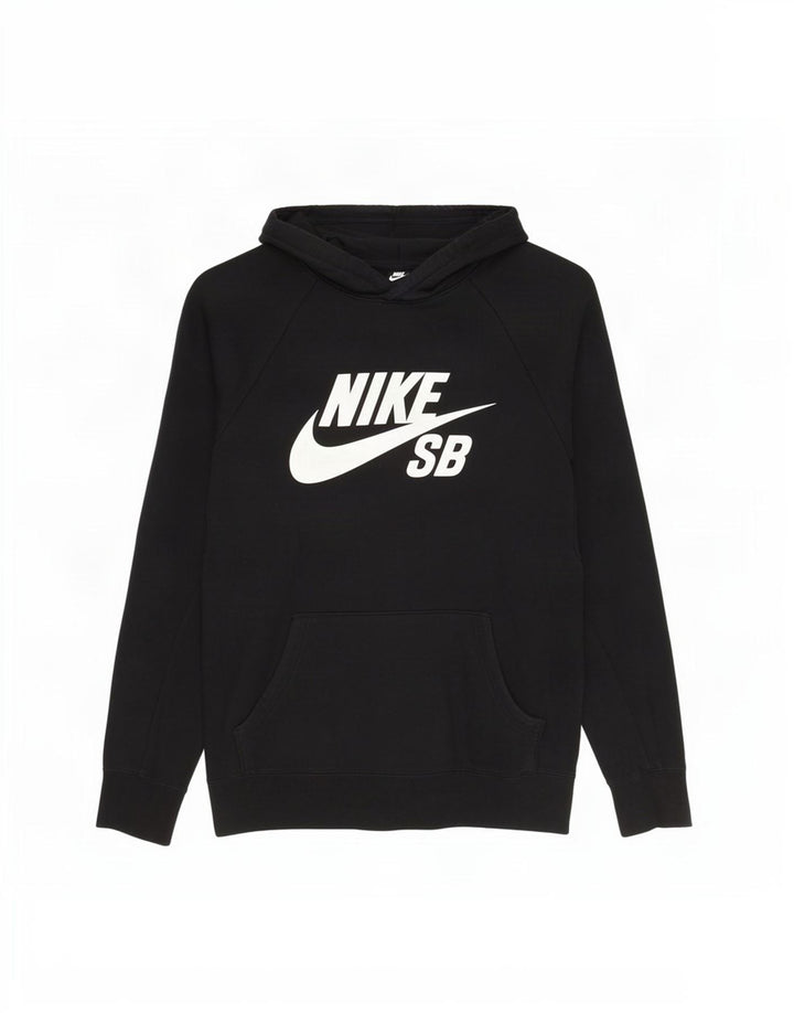 Nike Mens Graphic Hoodie Jumper Medium Black