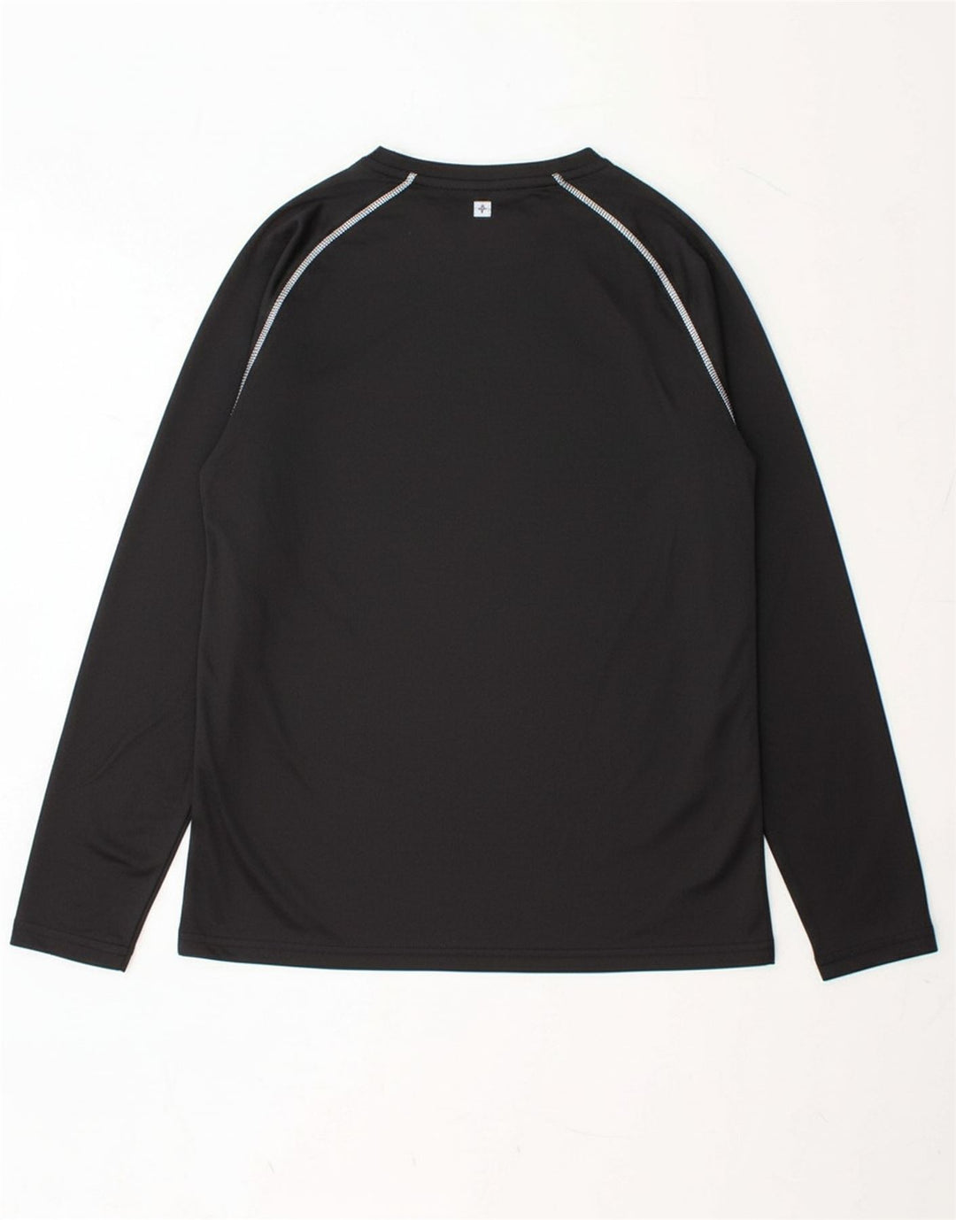 MOUNTAIN WAREHOUSE Mens Top Long Sleeve Small Black Polyester