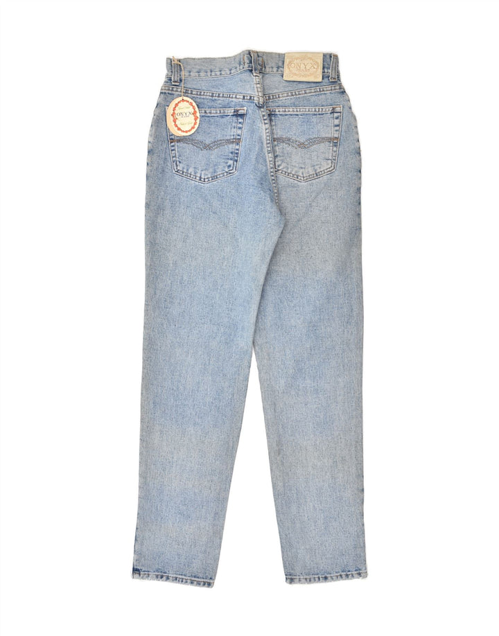 ONYX Womens Tapered Jeans W30 31  Blue Cotton | Vintage Onyx | Thrift | Second-Hand Onyx | Used Clothing | Messina Hembry 