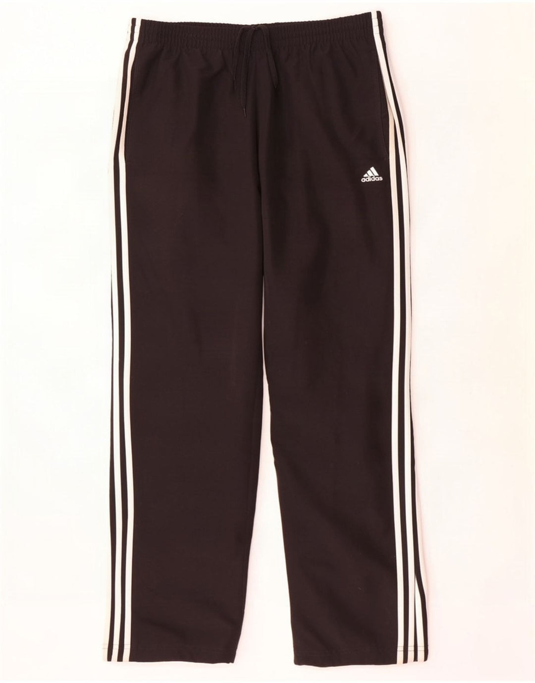 Adidas Mens Climalite Tracksuit Trousers Large Black Polyester