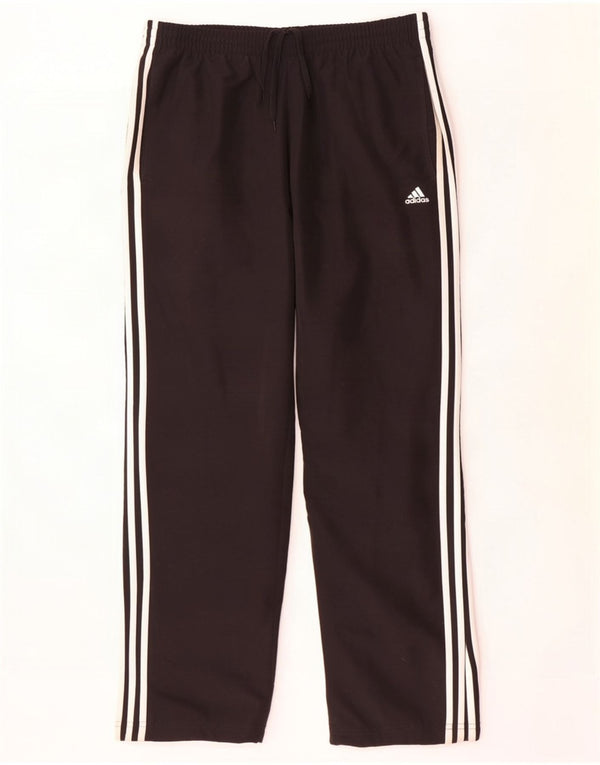 Adidas Mens Climalite Tracksuit Trousers Large Black Polyester