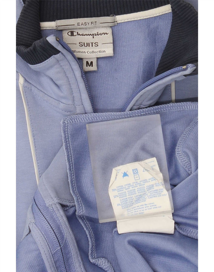 Champion Mens Graphic Tracksuit Top Jacket Medium Blue Cotton