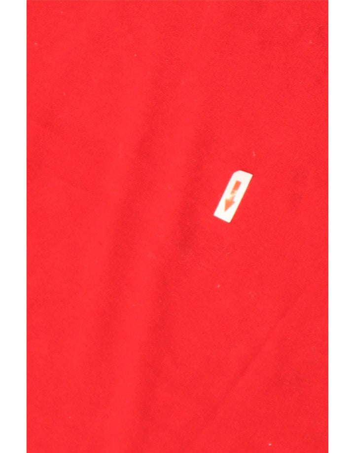 Adidas Mens Graphic T-Shirt Top Medium Red Cotton