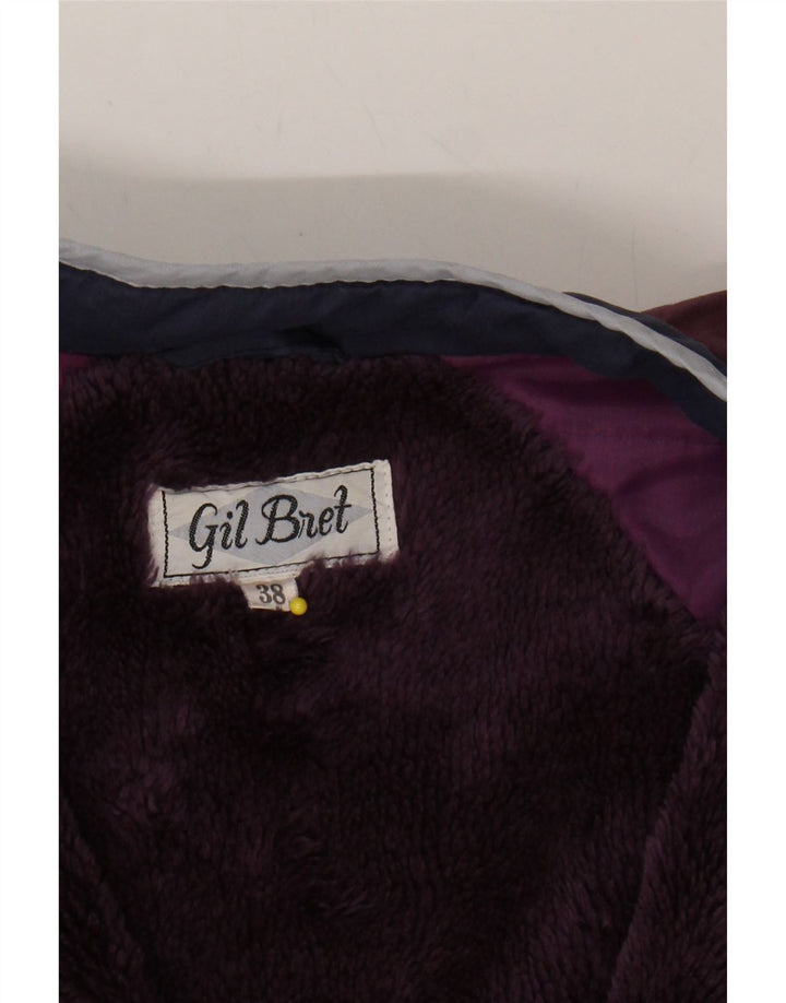 GIL BRET Womens Oversized Bomber Jacket EU 38 Medium Navy Blue Colourblock Vintage Gil Bret and Second-Hand Gil Bret from Messina Hembry 