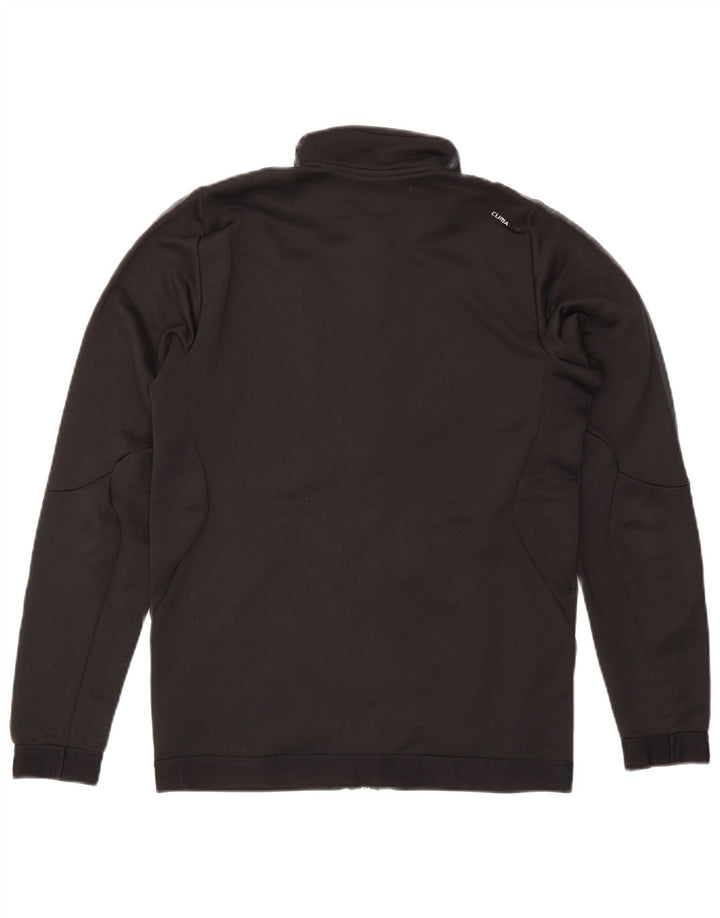 Adidas Mens Climalite Tracksuit Top Jacket Small Black Polyester Halloween