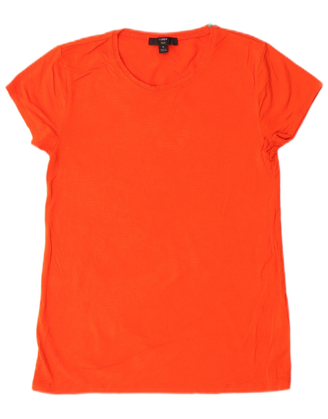 J. CREW Womens 365 T-Shirt Top UK 10 Small Orange Modal