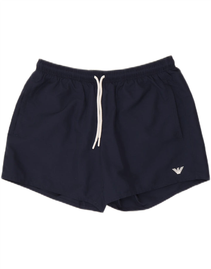 EMPORIO ARMANI Mens Swimming Shorts Large  Navy Blue