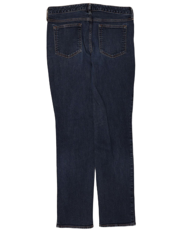 Eddie Bauer Womens Slightly Curvy Straight Jeans US 10 Large W30 L32 Blue