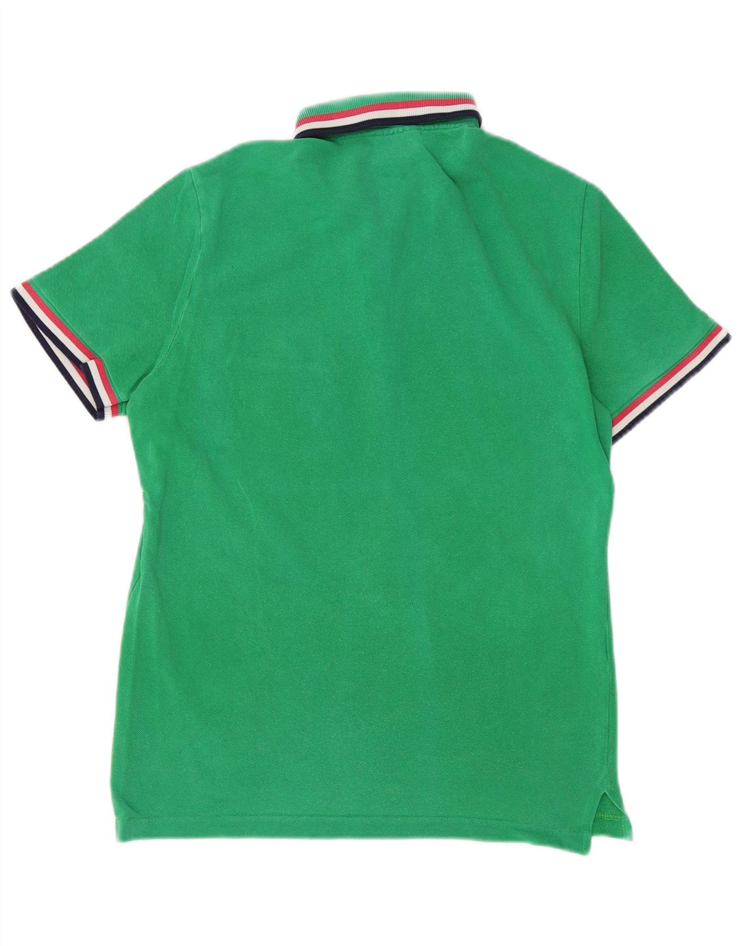LACOSTE Mens Polo Shirt Size 4 Medium Green Cotton