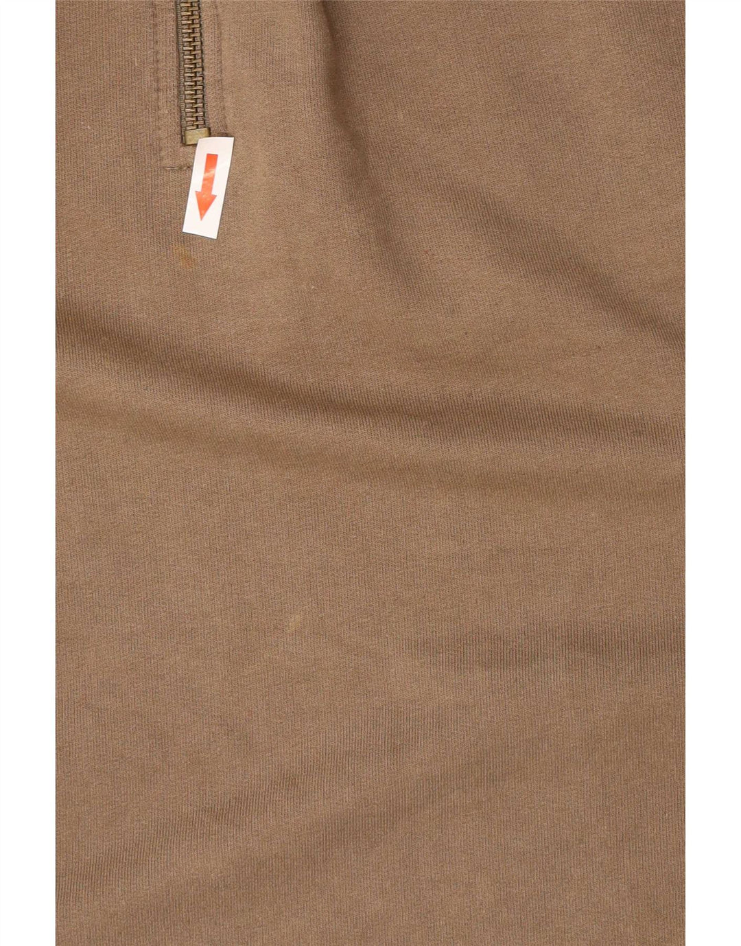 Adidas Mens Zip Neck Sweatshirt Jumper Large Brown
