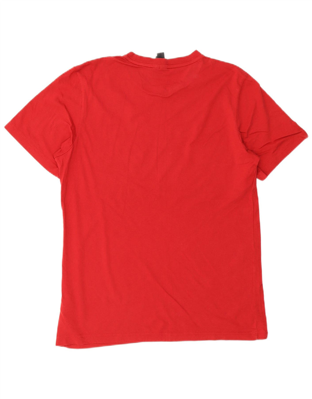 ADIDAS Mens Graphic T-Shirt Top Medium Red Cotton