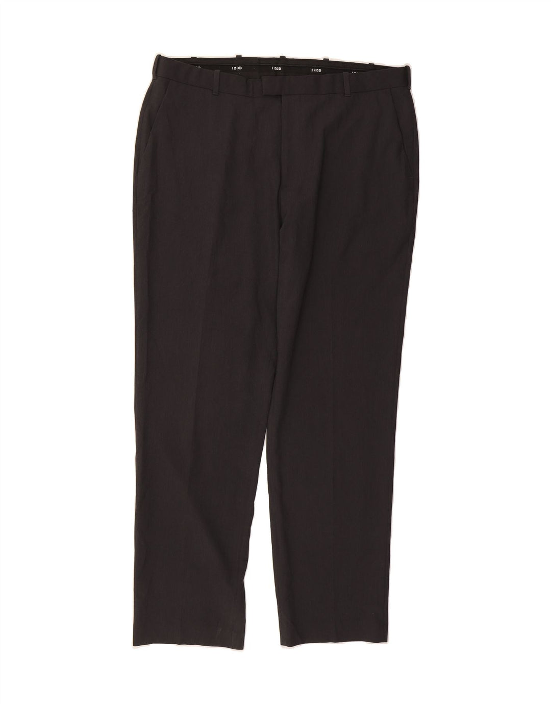 IZOD Mens Straight Suit Trousers W38 L32 Grey Polyester Vintage Izod and Second-Hand Izod from Messina Hembry 