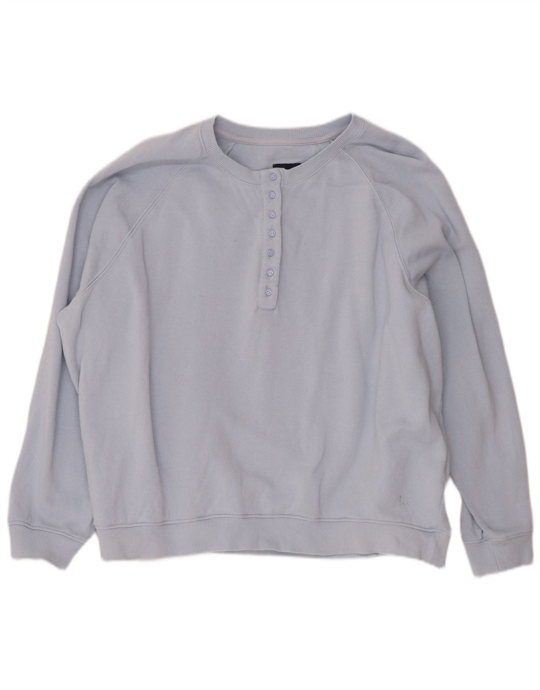 Crew Clothing Womens Oversized Sweatshirt Jumper UK 16 Large Blue