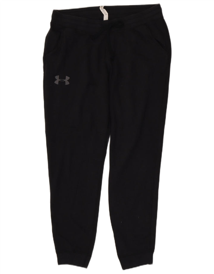 UNDER ARMOUR Mens Tracksuit Trousers Joggers Large  Navy Blue Cotton