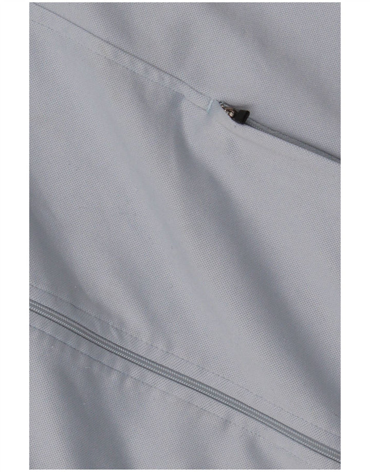 KAPPA Womens Tracksuit Top Jacket UK 14 Large Blue Colourblock Polyester