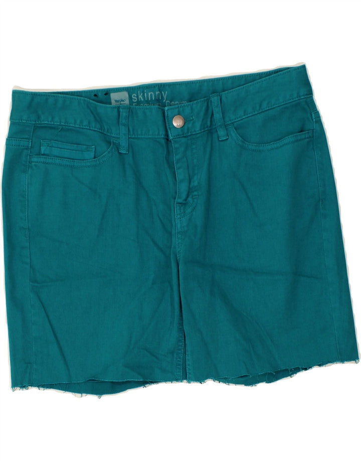 MOSSIMO Womens Denim Shorts  US 10 Large W32 Green Cotton Vintage Mossimo and Second-Hand Mossimo from Messina Hembry 