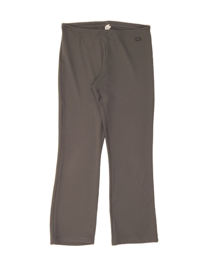 ASICS Womens Tracksuit Trousers UK 16 Large  Grey Polyester Vintage Asics and Second-Hand Asics from Messina Hembry 