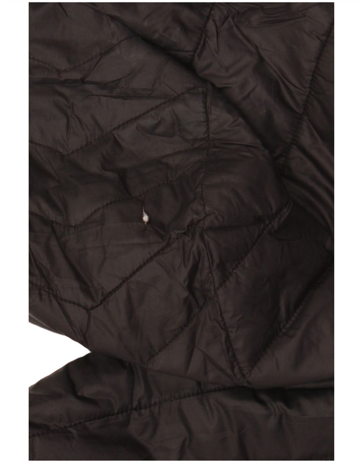 BARBOUR Womens Hooded Padded Jacket UK 10 Small  Black Polyamide