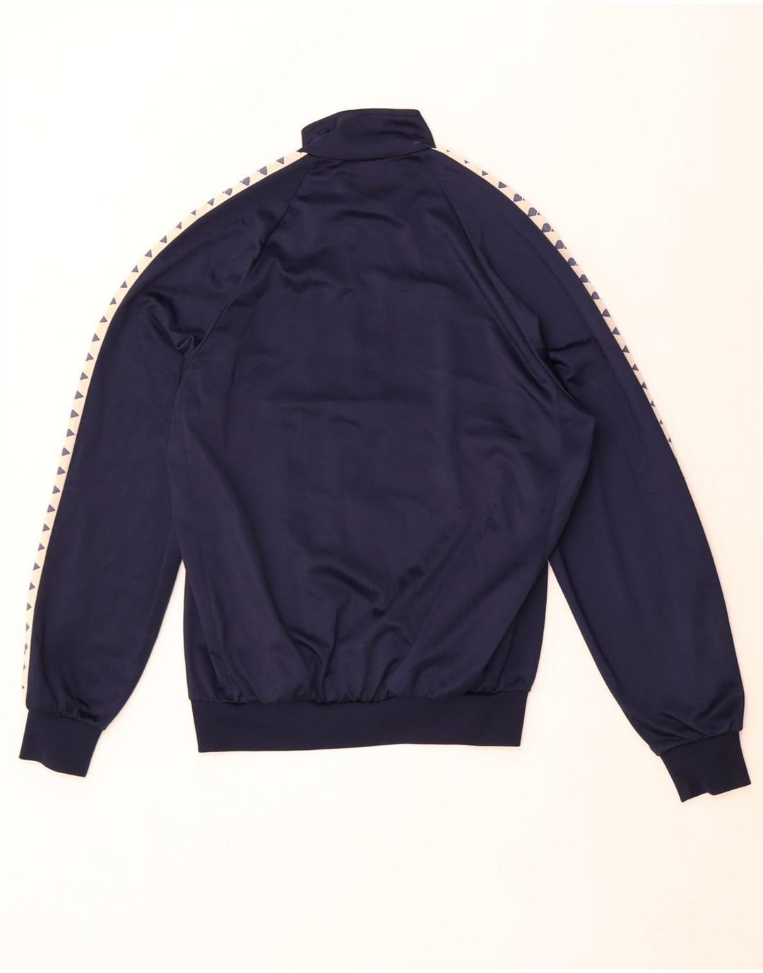 Arena Mens Graphic Tracksuit Top Jacket Small Navy Blue Colourblock