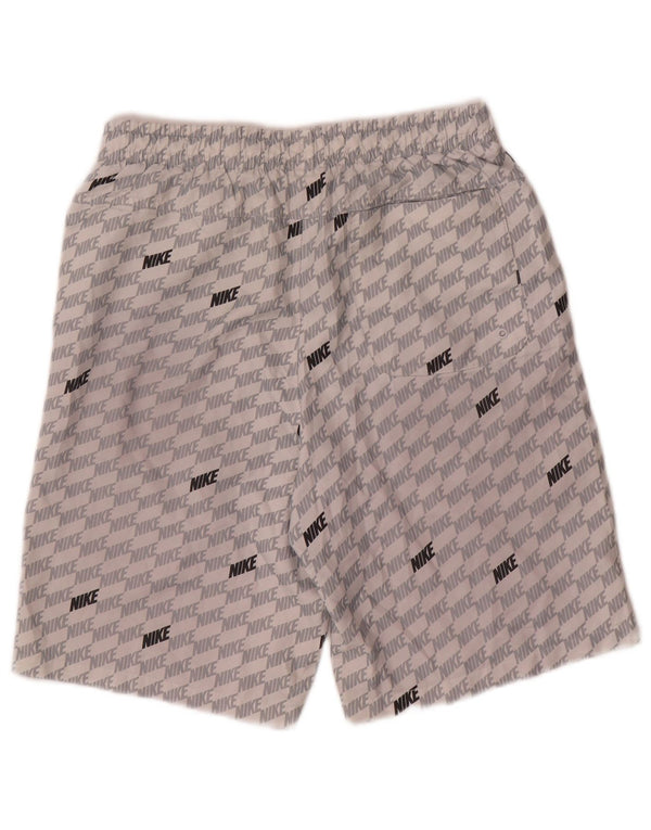 Nike Boys Graphic Swimming Shorts 13-14 Years XL Grey Polyester