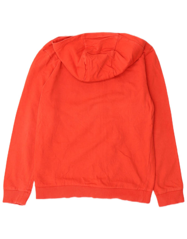 NAPAPIJRI Boys Zip Hoodie Sweater 13-14 Years Red Cotton