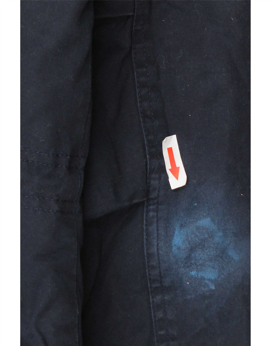 Marks & Spencer Mens Oversized Hooded Parka Jacket UK 8 Small Navy Blue