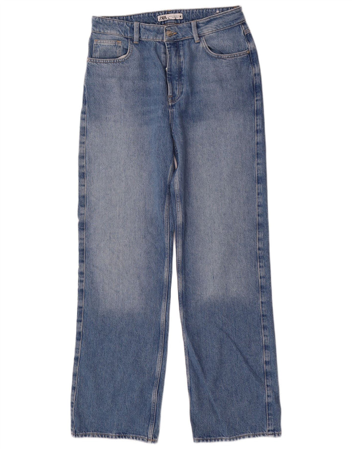 Zara Womens Straight Jeans EU 40 Medium W30 L32 Blue