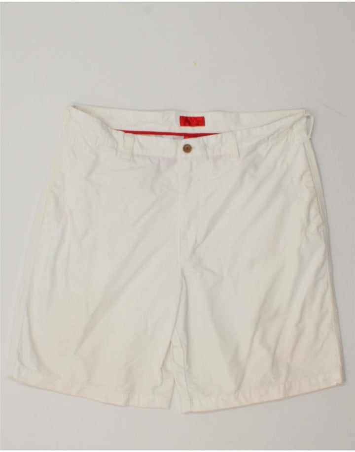 IZOD Mens Chino Shorts W38 XL White Cotton Vintage Izod and Second-Hand Izod from Messina Hembry 