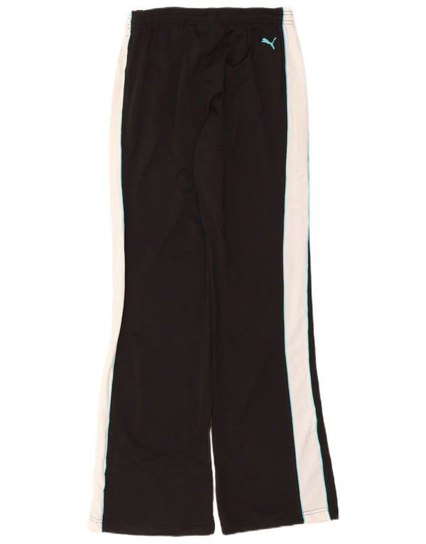 PUMA Womens Tracksuit Trousers UK 14 Large Black Colourblock Polyester