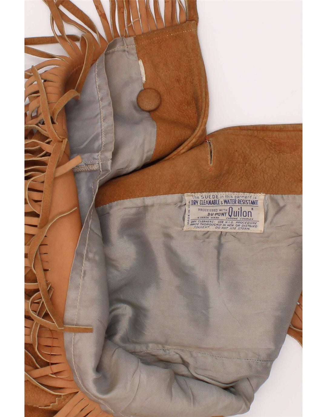 Quilon Boys Western Suede Jacket 5-6 Years Beige