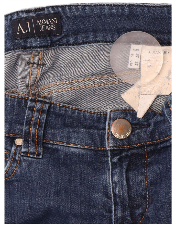 Armani Womens Slim Jeans W27 L32 Blue