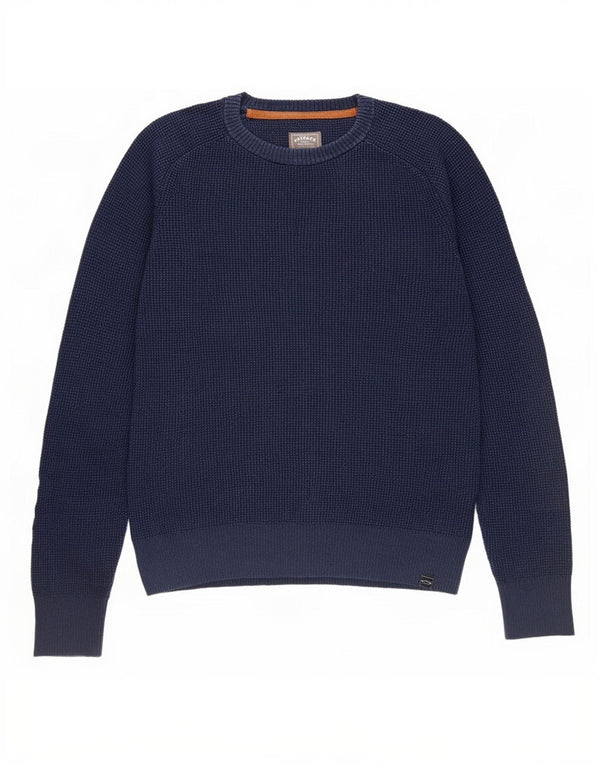 Fat Face Mens Crew Neck Jumper Sweater Small Navy Blue Cotton