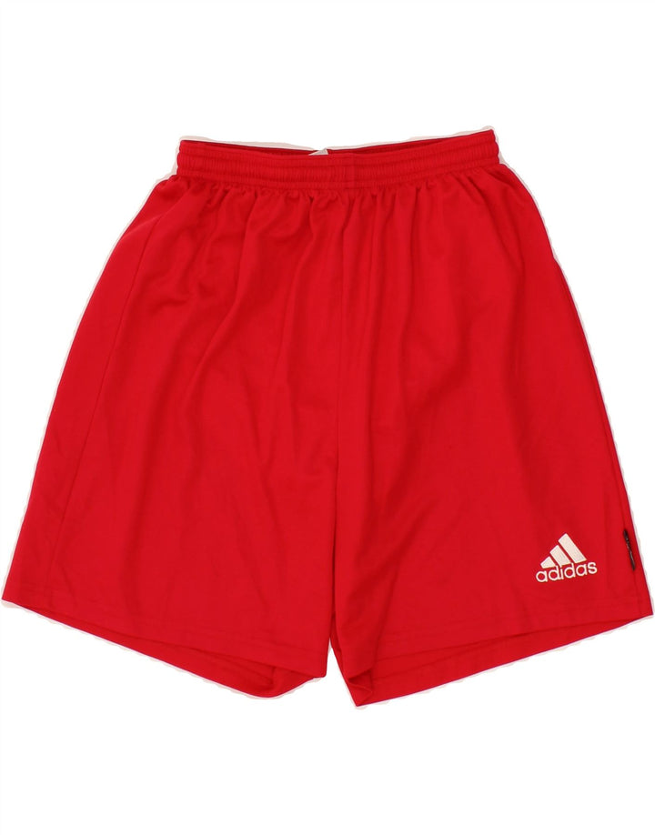 ADIDAS Mens Sport Shorts Small Red Polyester Vintage Adidas and Second-Hand Adidas from Messina Hembry 