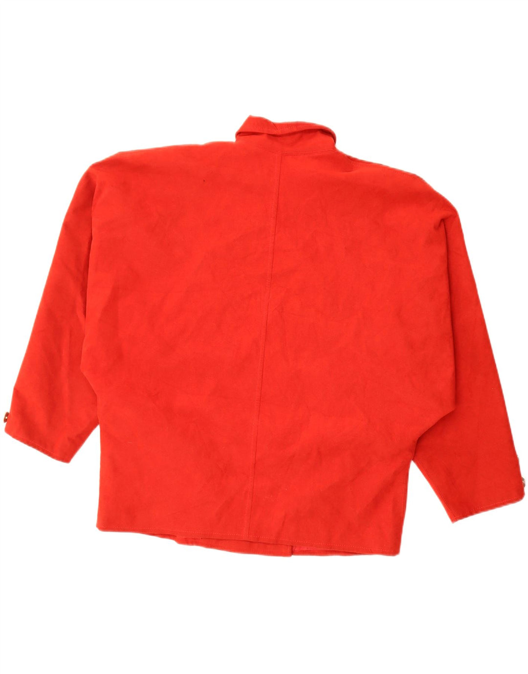 VINTAGE Womens Oversized Double Breasted Blazer Jacket UK 20 2XL Red