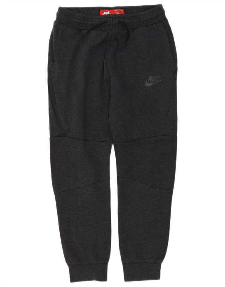Nike Boys Tracksuit Trousers Joggers 12-13 Years Large Grey Cotton