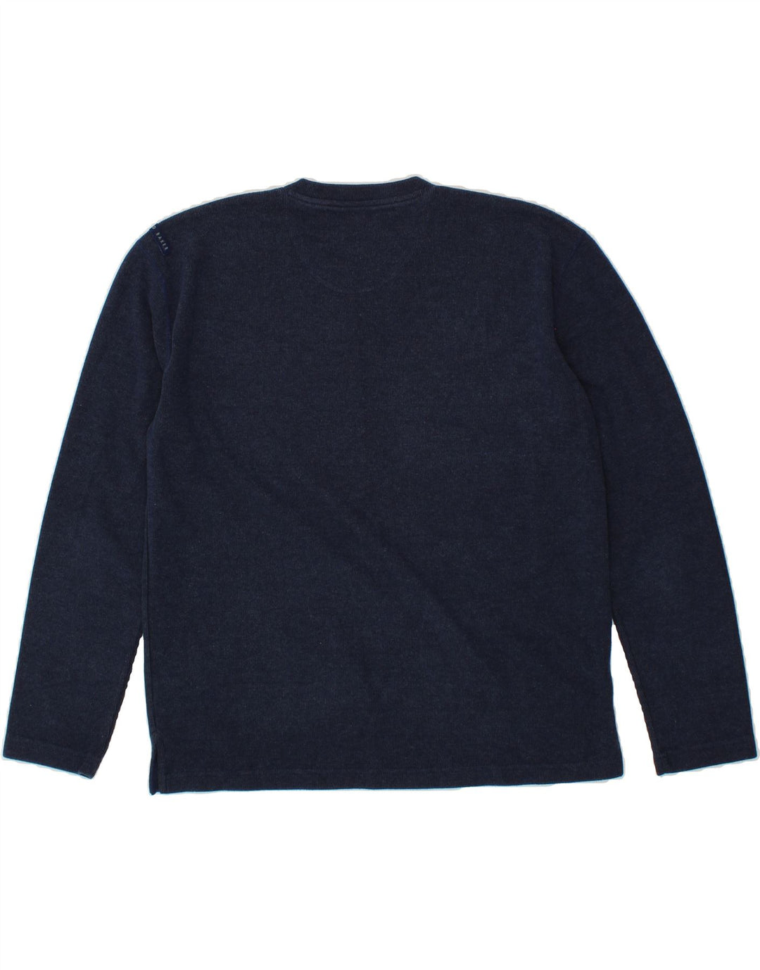 TED BAKER Womens Top Long Sleeve Size 4 Large Navy Blue Polyester Vintage Ted Baker and Second-Hand Ted Baker from Messina Hembry 