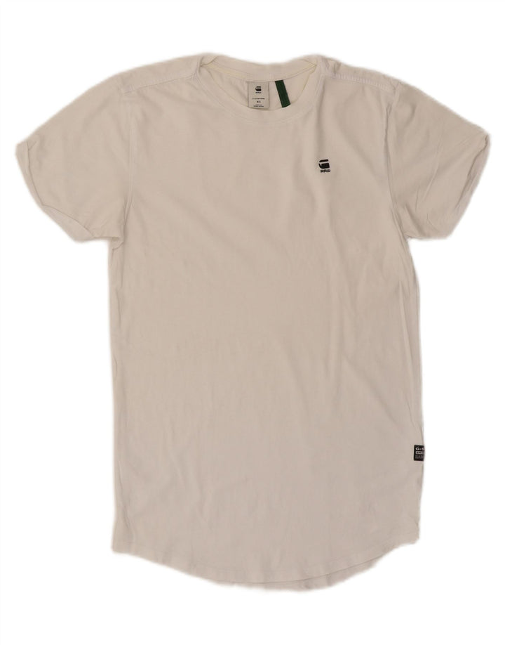 G-STAR Womens T-Shirt Top UK 6 XS White