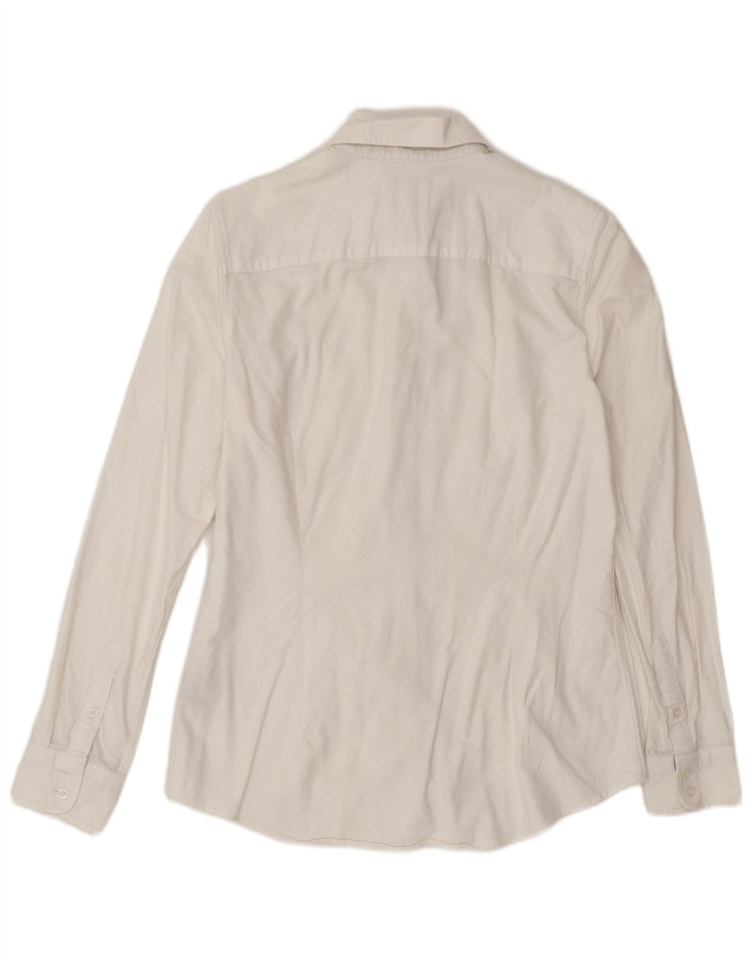 CREW CLOTHING Womens Classic Fit Shirt UK 8 Small White Cotton