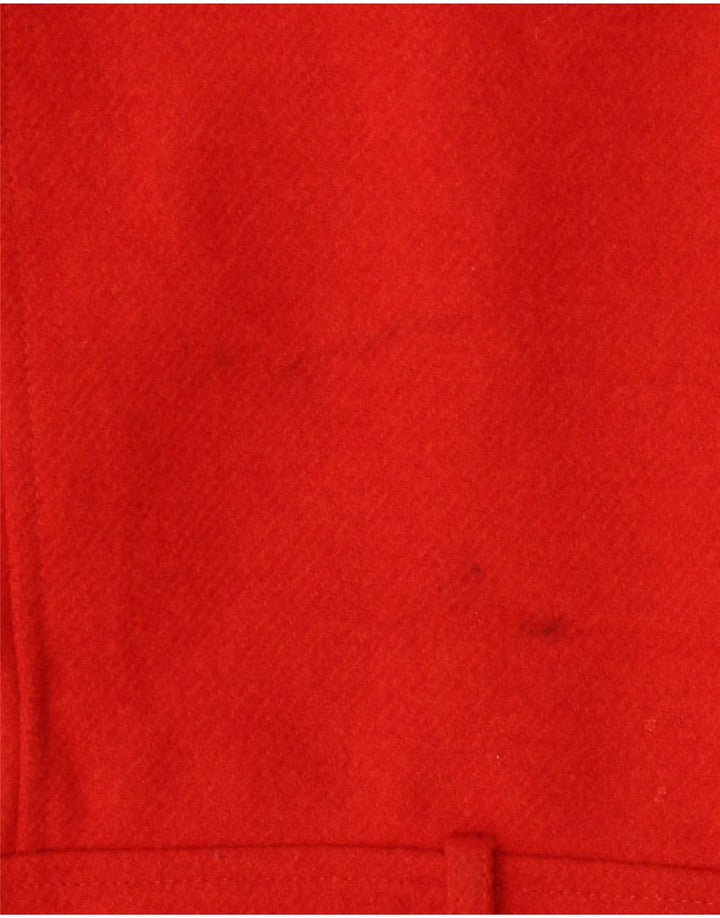 Marks & Spencer Womens Overcoat UK 12 Medium Red Acrylic