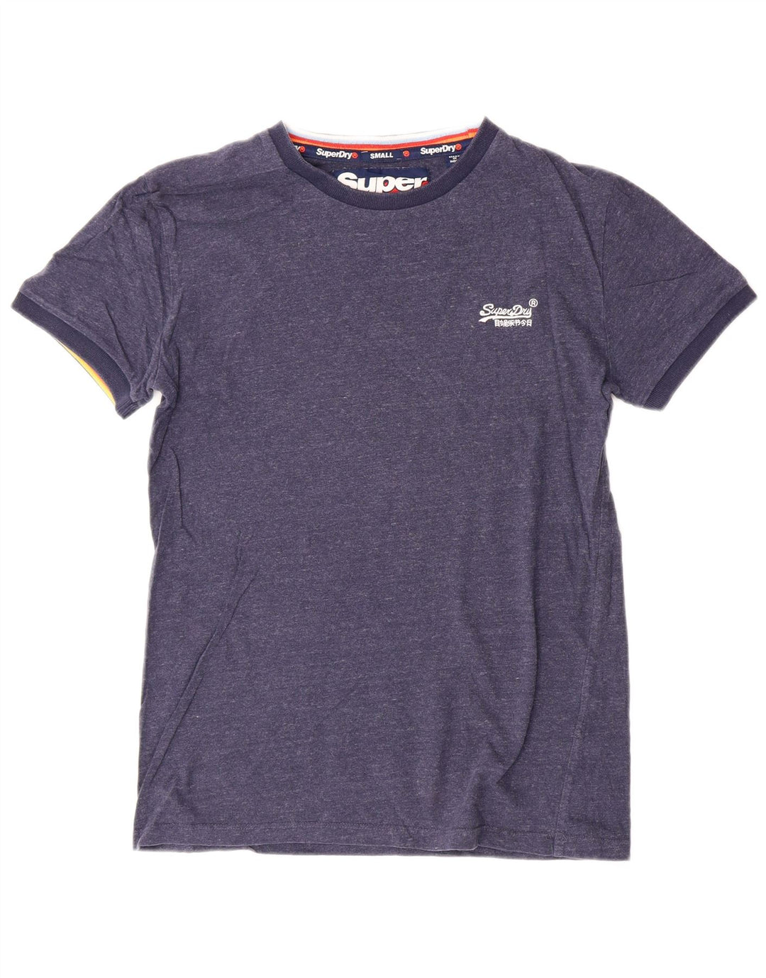 SUPERDRY Mens T-Shirt Top Small Blue