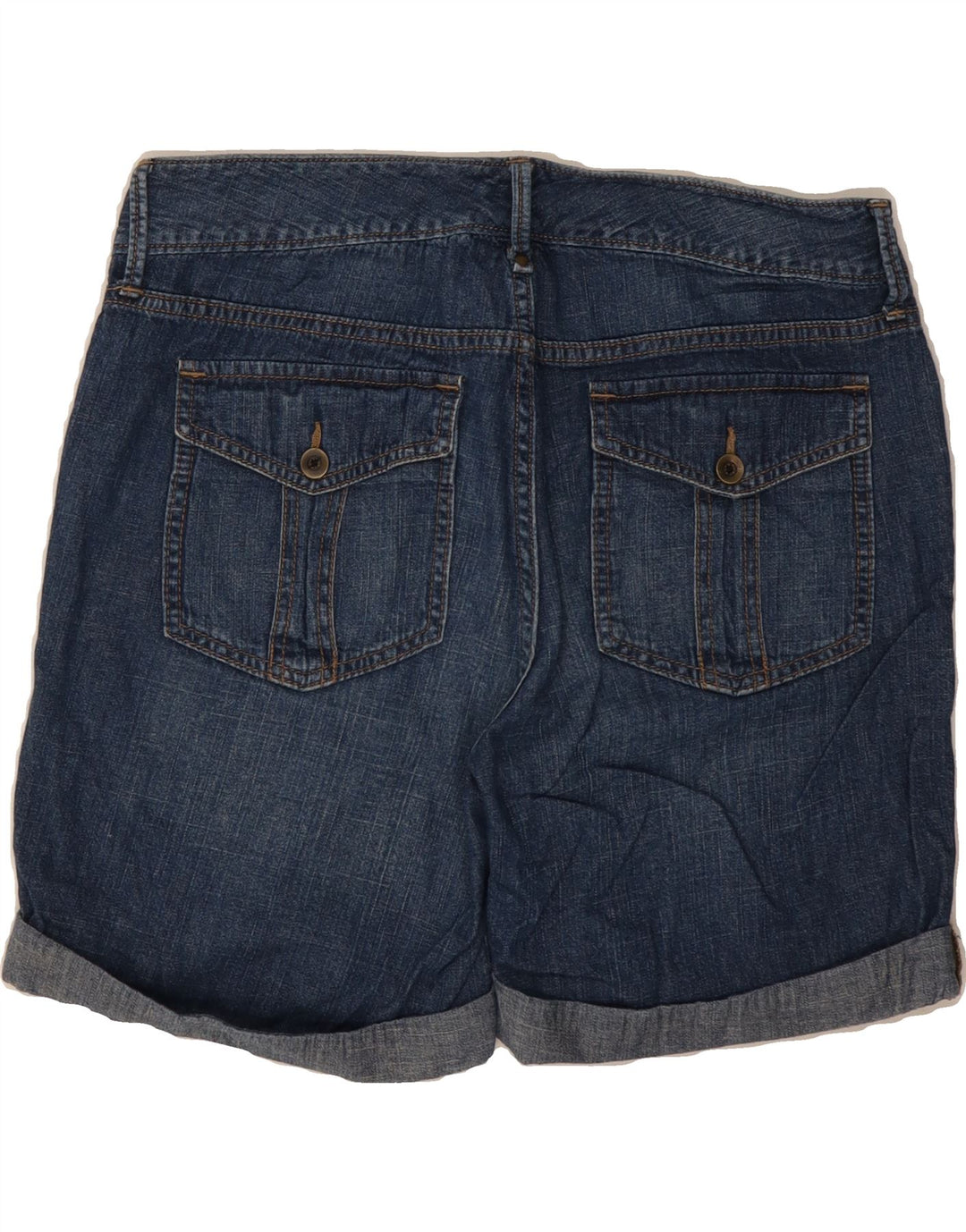 EDDIE BAUER Womens Slight Curve Denim Shorts US 6 Medium W32 Blue Cotton Vintage Eddie Bauer and Second-Hand Eddie Bauer from Messina Hembry 