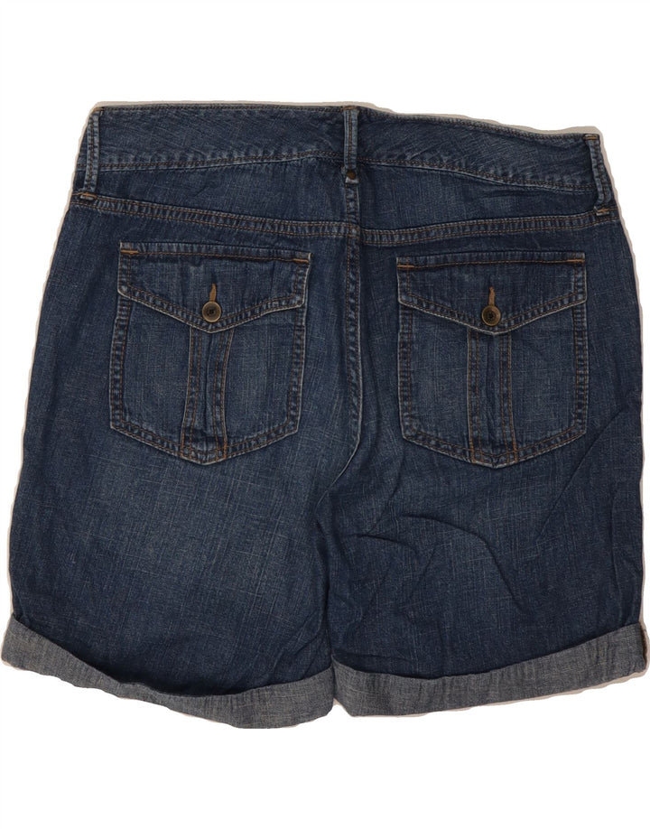 EDDIE BAUER Womens Slight Curve Denim Shorts US 6 Medium W32 Blue Cotton Vintage Eddie Bauer and Second-Hand Eddie Bauer from Messina Hembry 