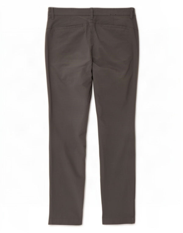 Adidas Mens Slim Chino Trousers W32 L29 Grey Polyester