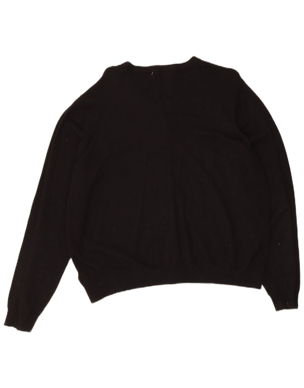 Marks & Spencer Womens Cardigan Sweater UK 22 3XL Black Viscose