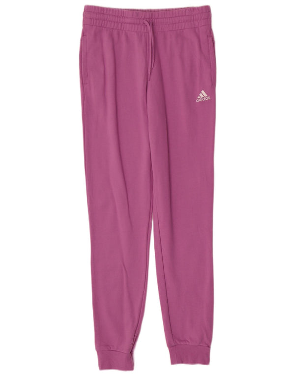 ADIDAS Womens Graphic Tracksuit Trousers Joggers UK 8/10 Small  Purple
