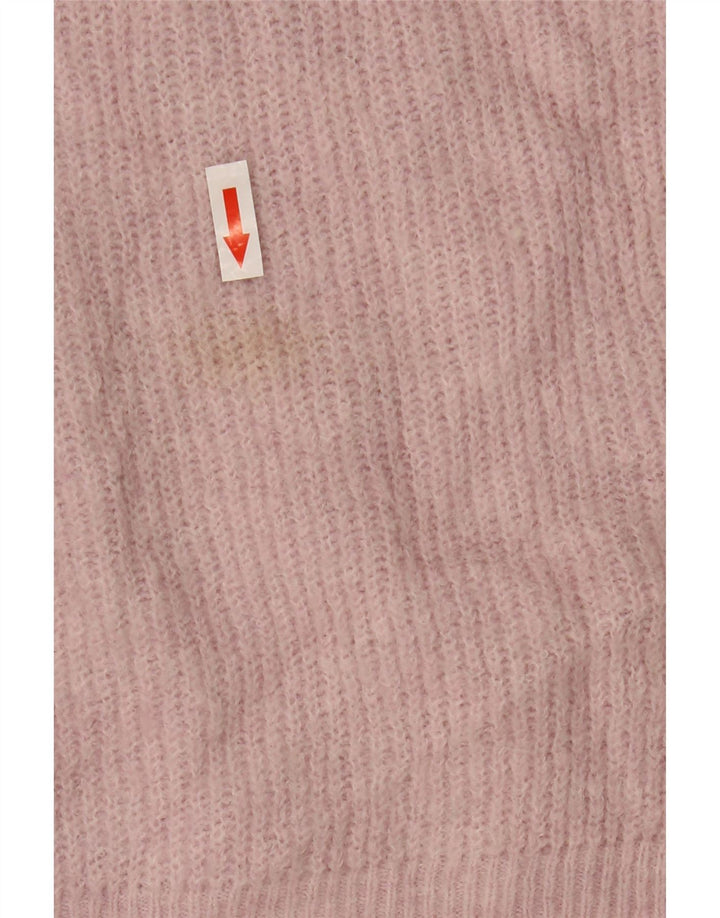 White Stuff Womens Hooded Oversized Jumper Sweater UK 22 3XL Pink Polyester