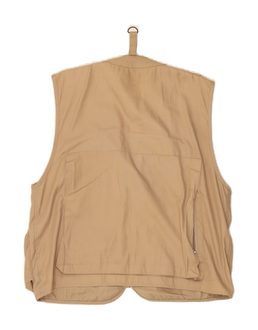 VINTAGE Mens Utility Gilet UK 38 Medium Beige Vintage Vintage and Second-Hand Vintage from Messina Hembry 